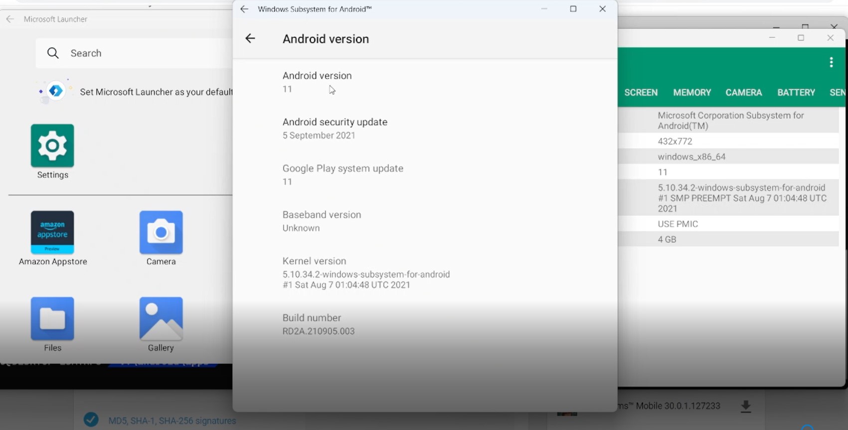 Windows Subsystem for Android